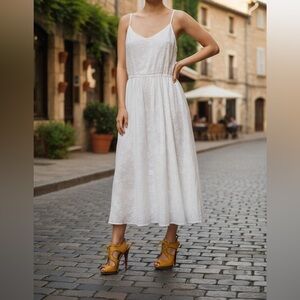 CHRISTIAN LOUBOUTIN Serena lace up yellow peep toe sandals heels shoes 37.5 7.5